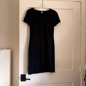 Old Navy Black Mini T-shirt Dress size M GUC